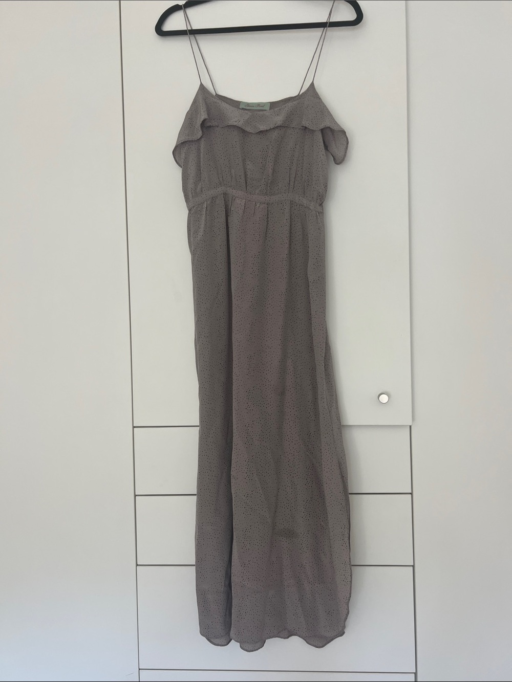 Sleeveless Ruffle Maxi Dress